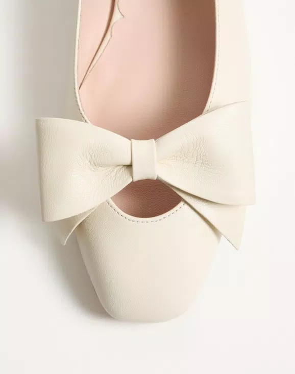 Valentino Bowow Kidskin Ballerina - Image 3